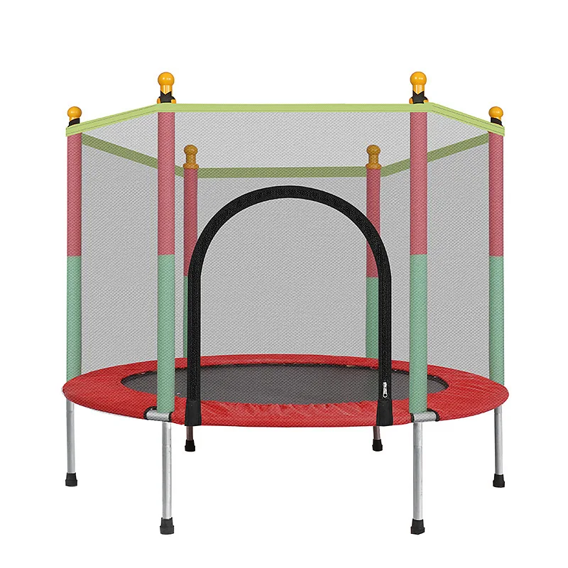 Trampoline Indoor With Protective Net For Adults Kids Jumping Bed Outdoor Exercise Fitness Equipment Flexible