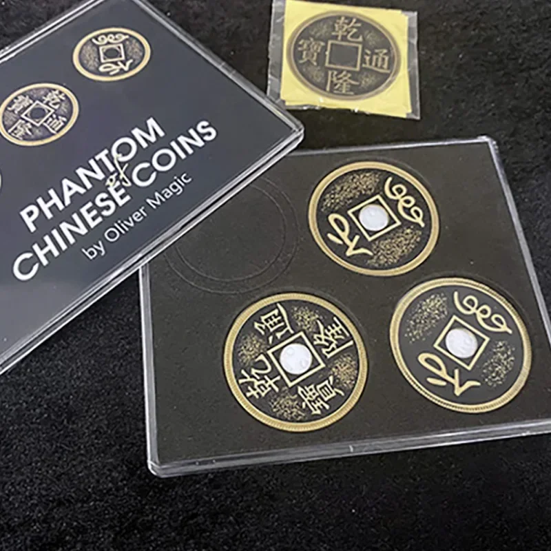 Phantom of Chinese Coins Magic Tricks Chinese Palace Coin Appearing Vanishing Magia Close Up Illusions Gimmicks Mentalism Props