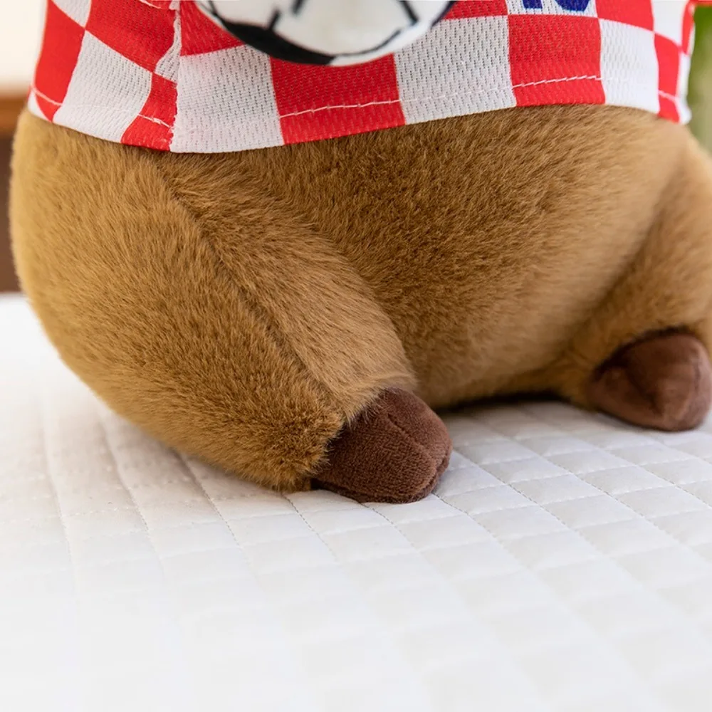 Sleeping Mate Sport Fußball Capybara Gefüllte Sammlung Fußball Capybara Flauschige Cartoon Capybara Fluffty Home Decor