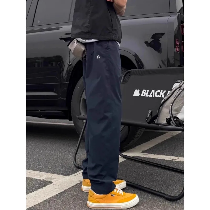 

Men's Outdoor Casual Pants Autumn Winter Large Size Warm Straight Leg Functional Trousers Trendy Brand e Label Jaet