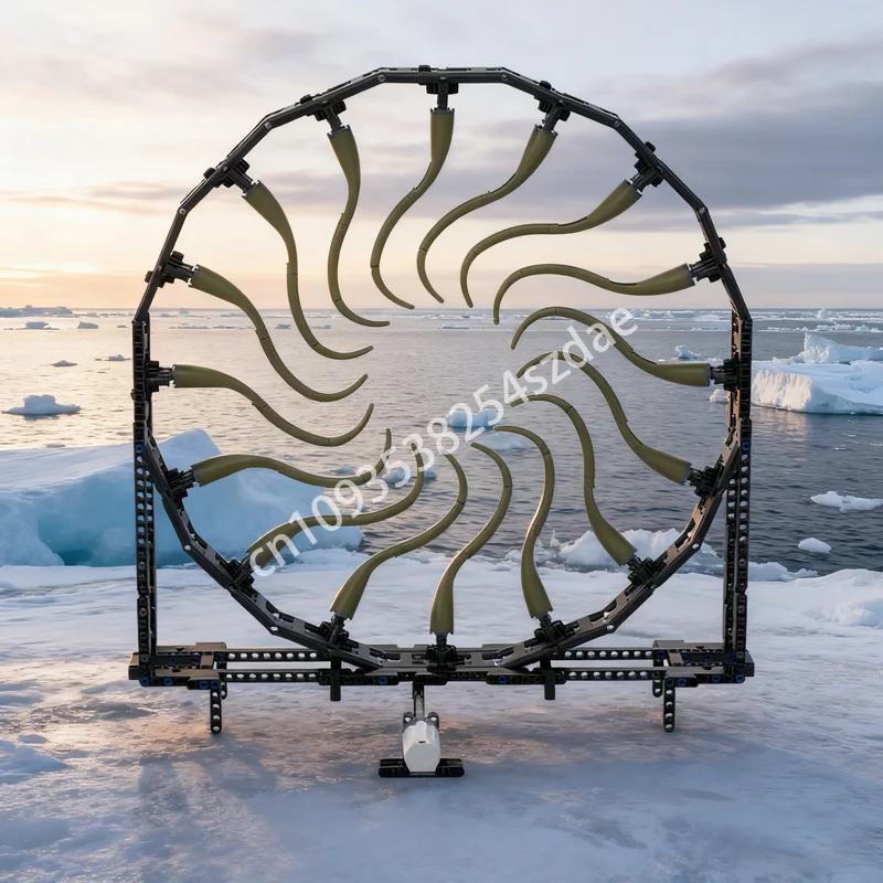 

705pcs MOC Tentacle Kinetic Sculpture Technical Model Building Blocks Architecture DIY Christmas Gifts Creative Idea Toy Kids