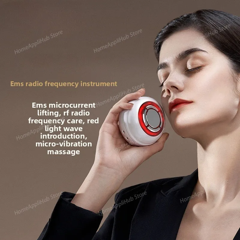

Household imported beauty instrument Micro-current red light vibration RF lifting and tightening instrument face massager