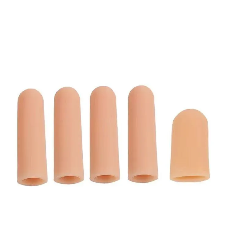 5Pcs Silikon Zehen Rohr Finger Schutz Hülse Hohe Temperatur Beständig Hamburger Pizza Lebensmittel Anti-slip Finger Abdeckung – Detail 10
