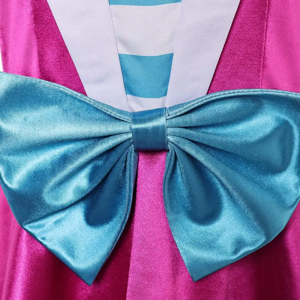 영화 인사이드 코스프레 아웃 2 라일리 코스프레 코스튬 로즈 원피스 롤플레이 스커트, 여성 할로윈 파티 유니폼, 카니발 역할극 세트