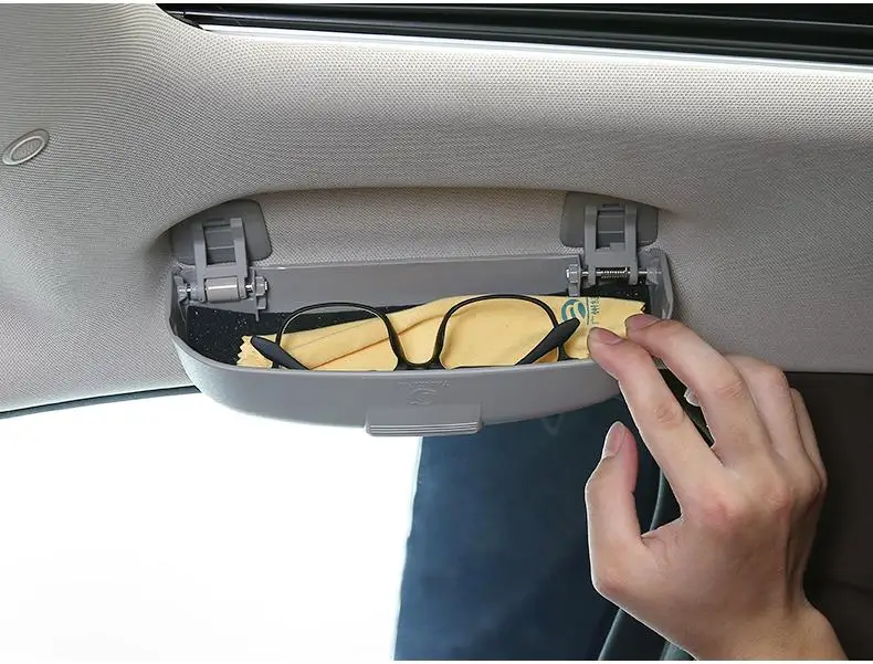 

For Mercedes Benz GLA X156 GLC X253 C253 GLE W292 C292 GLK X204 Glasses Case Sunglass Sunglasses Holder Case Box Car Storage Box