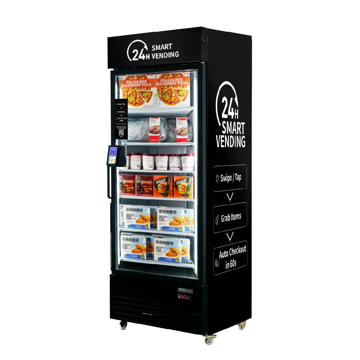 HAHA Smart Vending Freezer POS NFC Rango de temperatura -8F a 50F para helados y bebidas (550)