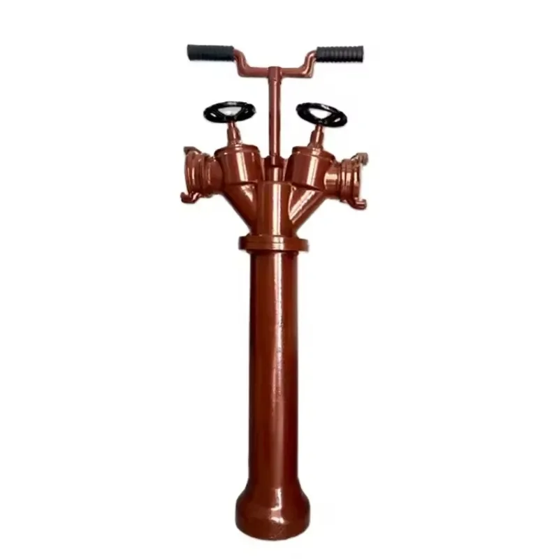 high aluminum indoor Double valve double outlet fire hydrant manufacturers direct sales Firefighting equipment