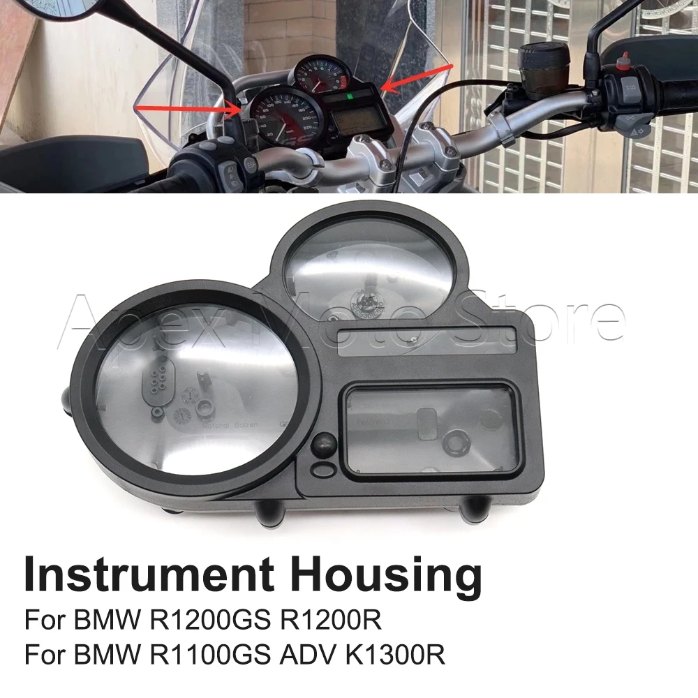 Motorcycle Gauges Cover Case Tachometer Speedometer Instrument Housing For BMW R1200GS/R R1100GS ADV K1300R K1300 R1200 R