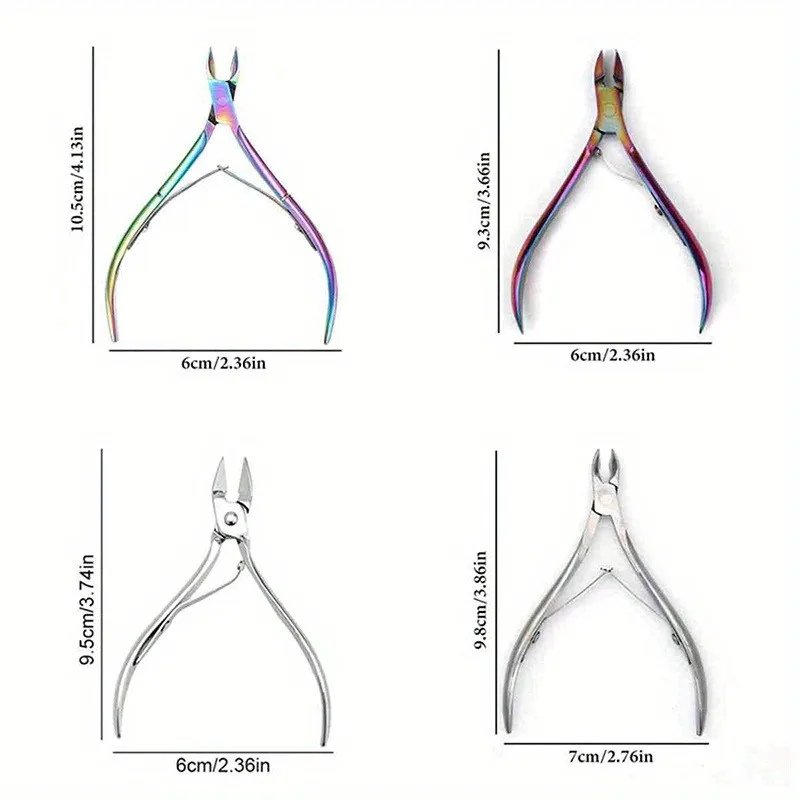 15 قطعة مغناطيس قوي أسطواني متعدد الوظائف عين القط المغناطيس + 3 قطعة الفولاذ المقاوم للصدأ مسمار كليبرز مجموعة تشذيب الأظافر بشرة الأظافر #4