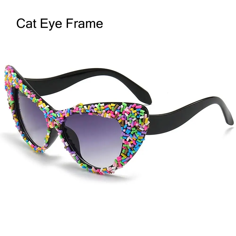 Rhinestone Sunglasses Women 2023 Designer Steampunk Oversized Round Female Sunglasses Music Festival Oculos De Sol Feminino