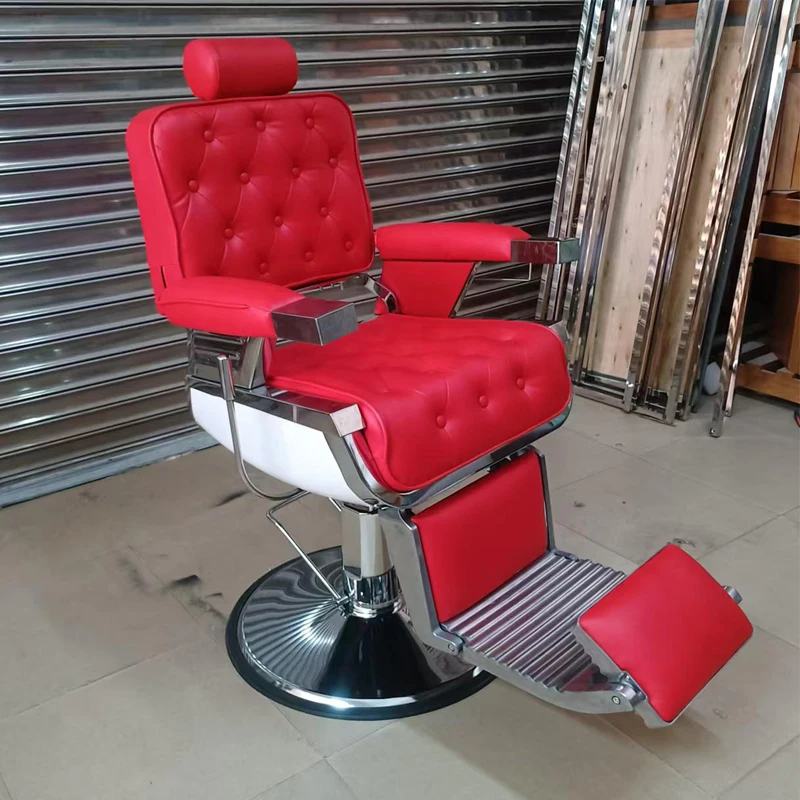 

Wholesale Professional Luxury Belmont Barber Chair Hydraulic Recline Top Men's Leather Salon Furniture Wholesale Prices Istanbul