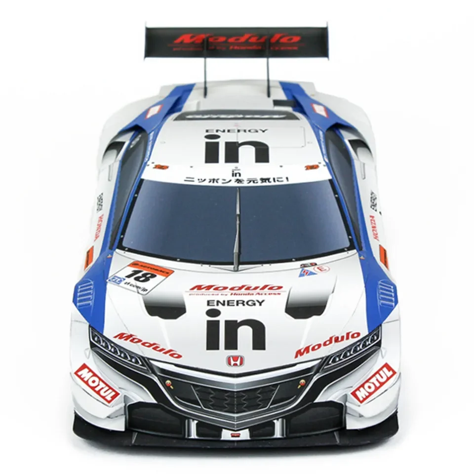 WRC 2014 NSX CONCEPT-GT 1:24 نموذج ورقي للسيارة، Dakar World Rally Racing Origami Art، صناعة يدوية ثلاثية الأبعاد Papercraft DIY Craft ZX-140 #4