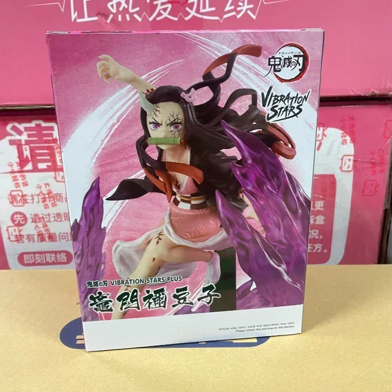 Figura Anime Demon Slayer, Modelo Kamado Tanjirou Nezuko, Estrelas Vibração, Original, Em Stock, 13cm