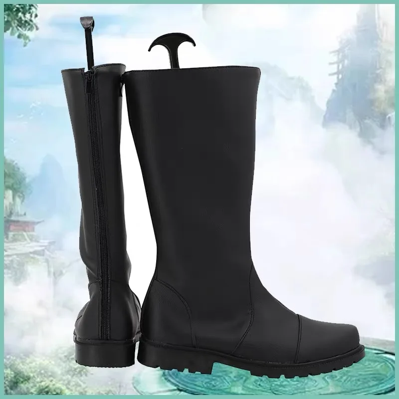 Luke Skywalker คอสเพลย์ Luke สีดํารองเท้าสําหรับชายฮาโลวีน Carnival