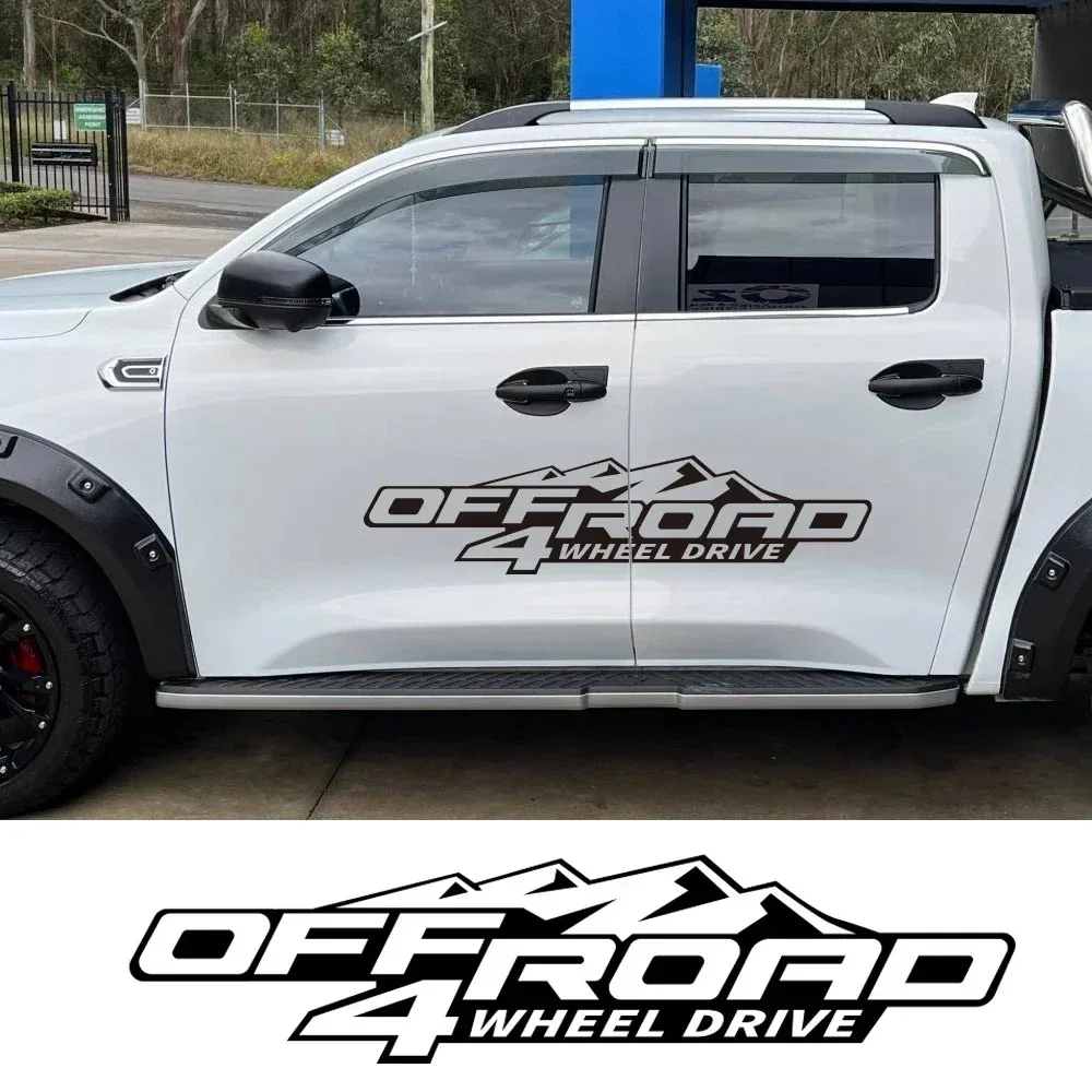 

Pickup Side Stickers 4X4 Off Road For Ford F150 Ranger Raptor Isuzu Dmax Nissan Navara Toyota Hilux Auto Decor Decal Accessories