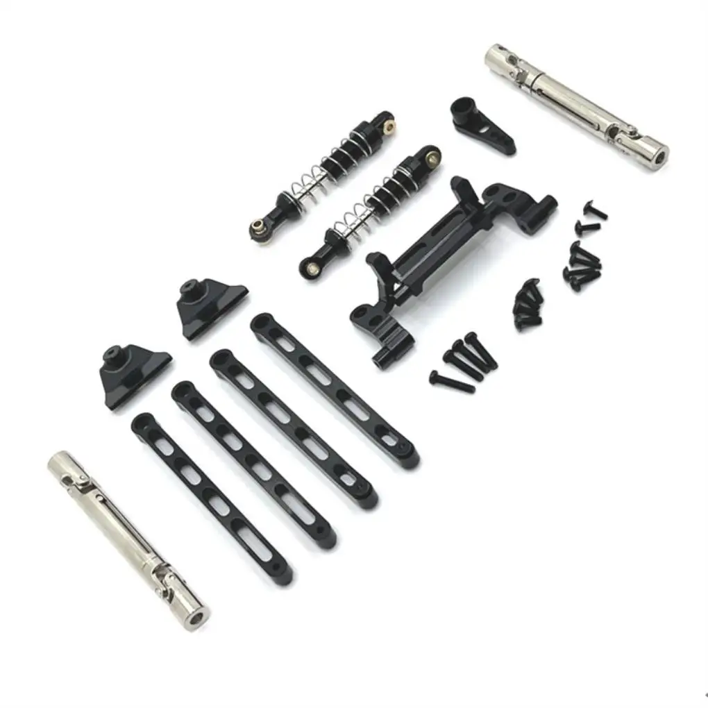 

RCGOFOLLOW MN82 LC79 MN78 Metal Chassis Link Rod Pull Rod Mount Shock Absorber Drive Shaft 1/12 RC Car Upgrade Parts