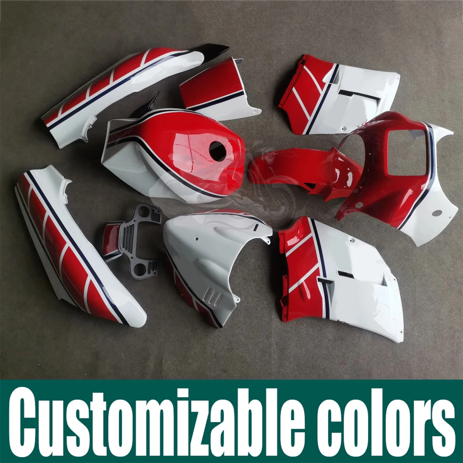 

Fit for YAMAHA RD500 RZV500 1985 - 1987 Motorcycle Plastic Fairing Set Bodywork Pane Kit RD 500 RZV 500