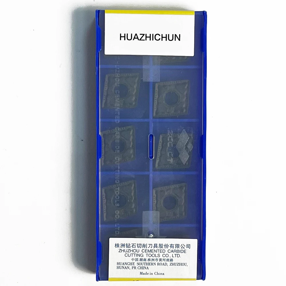 

HUAZHICHUN CNMG120408-PM YBC252 Carbide Inserts Turning Tools CNC Cutter Lathe Blade