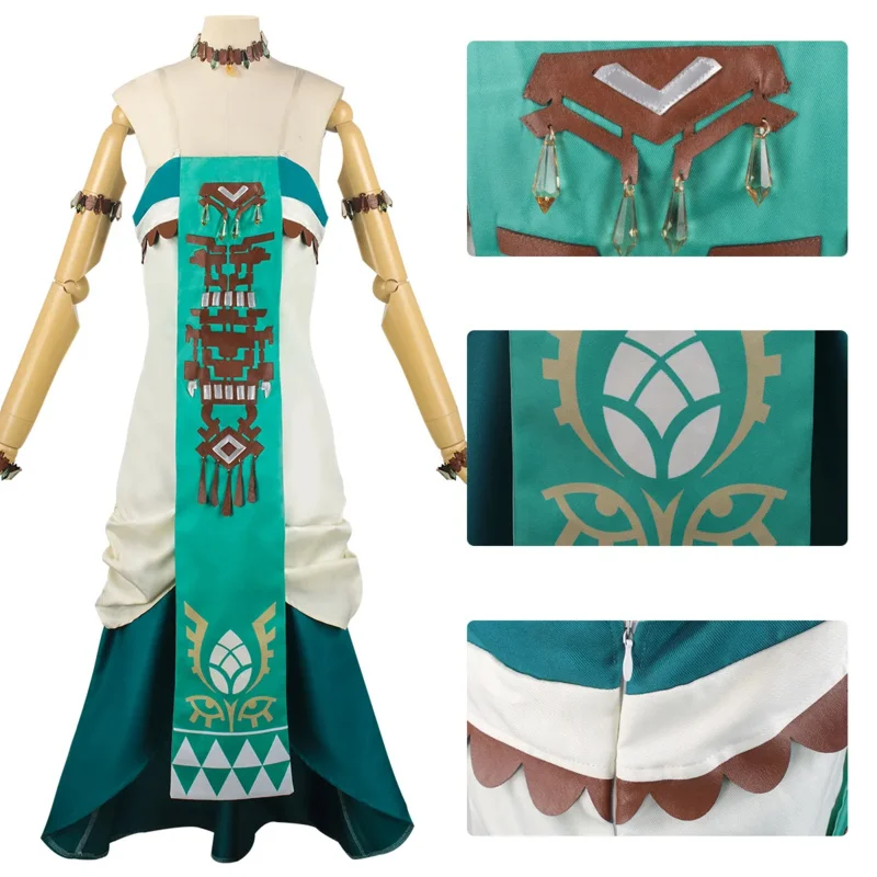 Game Link Cosplay Costume for Men Cloak T-Shirts Pants Uniform Accessories Anime Halloween Carnival Party Clothes