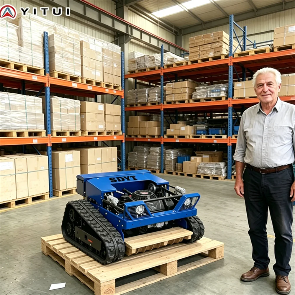 Quick Delivery Crawler Remote Control Mower For Multiple Scenarios Using Small Mower Support Customized