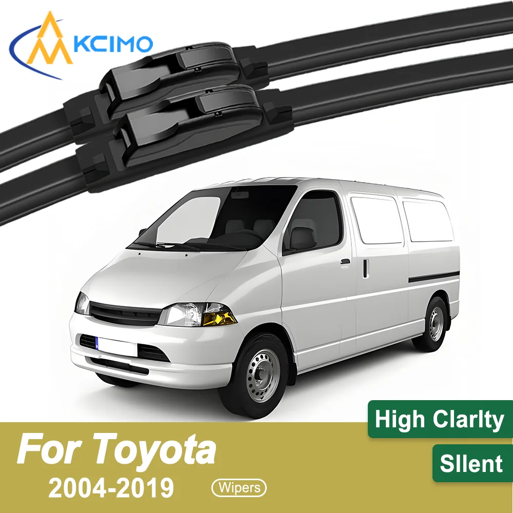 

Crystal Clear Driving 2PCS Windshield Wiper Blades for Toyota HiAce H200 2004-2019 All-Weather Reliability Durable & Safe