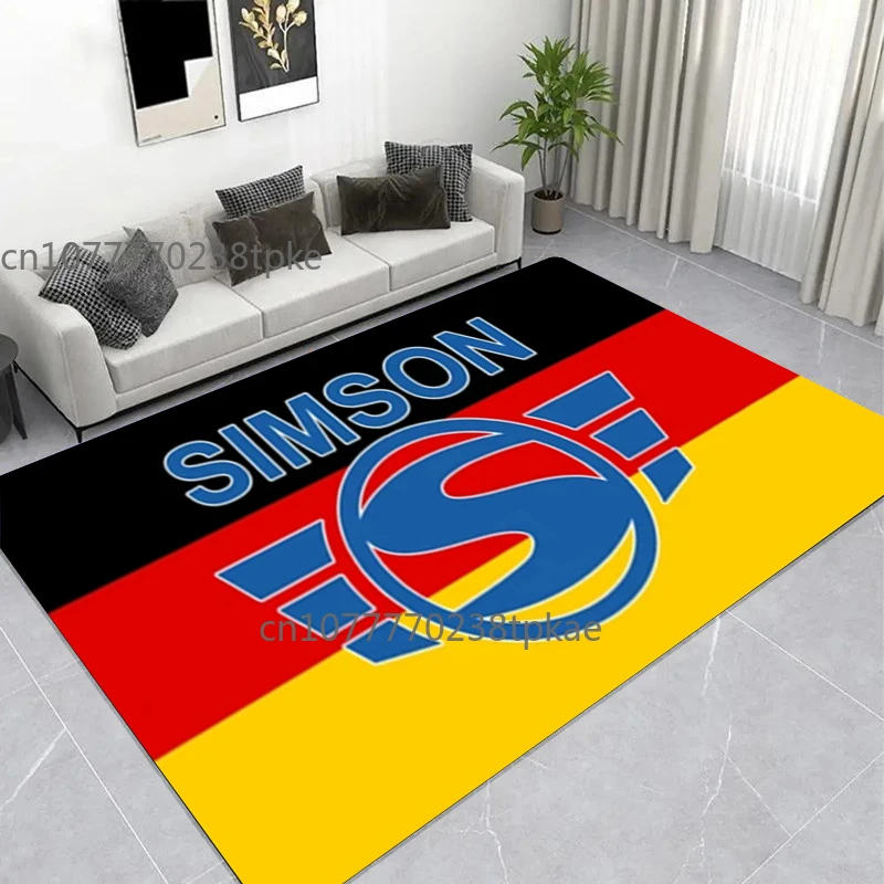 Germany SIMSON Motorcycle Printed Carpet Comfortable Retro Creative Living Room Bedroom Sofa Area Rug,home Decor,Floormat