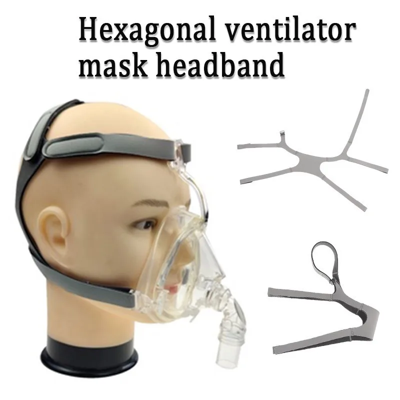 

1PCS Adjustable Mask Headband CPAP Anti-snoring Head Hexagonal Respirator Ventilator sponge Headband