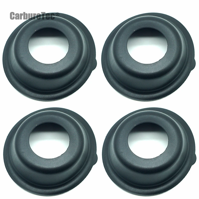 4 PCS for YAMAHA V-MAX 1200 VMX1200 VMX12 VMX 12 1985-2004 2005 2006 2007 Carburetor Vacuum Diaphragm Carb Slide Membrane Parts