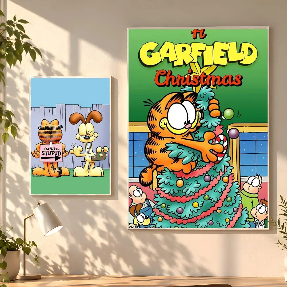 Anime A-G-G-Garfields C-Cat Poster Creative Room Art For Dorm Bedroom Study Apartment Home Gift