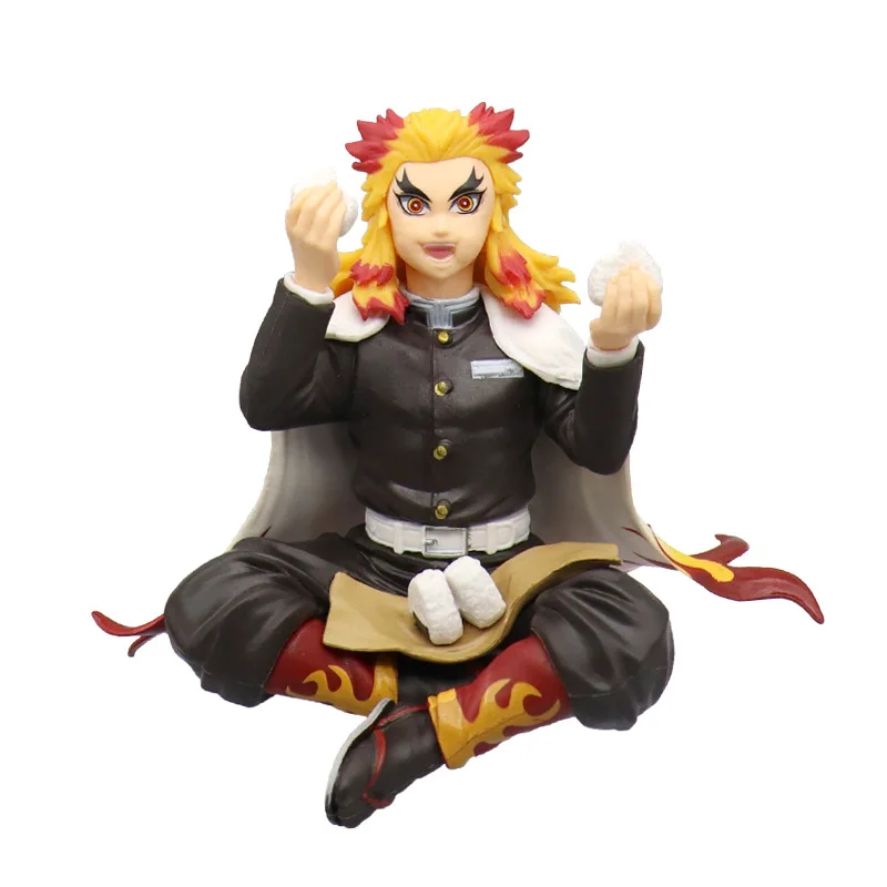 10-15 cm Anime Demon Slayer Actionfigur PVC Modell Puppensammlung Spielzeugauto Figur Kamado Tanjiro Nezuko sitzende Ornamente