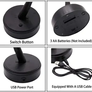 Nachtlicht LED -Tischbaum, USB -Batteriefutter, Touch Switch, künstliche Bonsai, Kirschblume, Desktopbaum, Lampendekoration 8 Hauptverkäufe Abajur Switch - №2