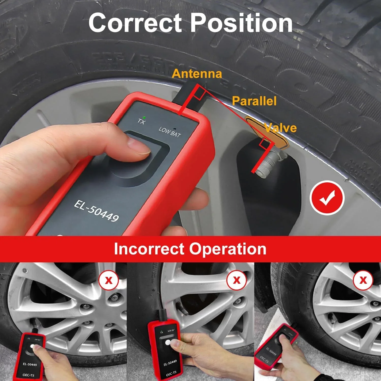 EL-50449 TPMS Tire Pressure Monitor Sensor Scanner For Ford Tpms Activation Tool Reset Tool El 50449 TPMS