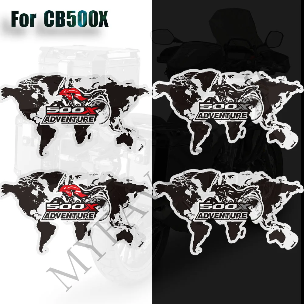 

Trunk Luggage Panniers Aluminium Cases Emblem Stickers Decals Protector For Honda CB500X CB 500 X 500X