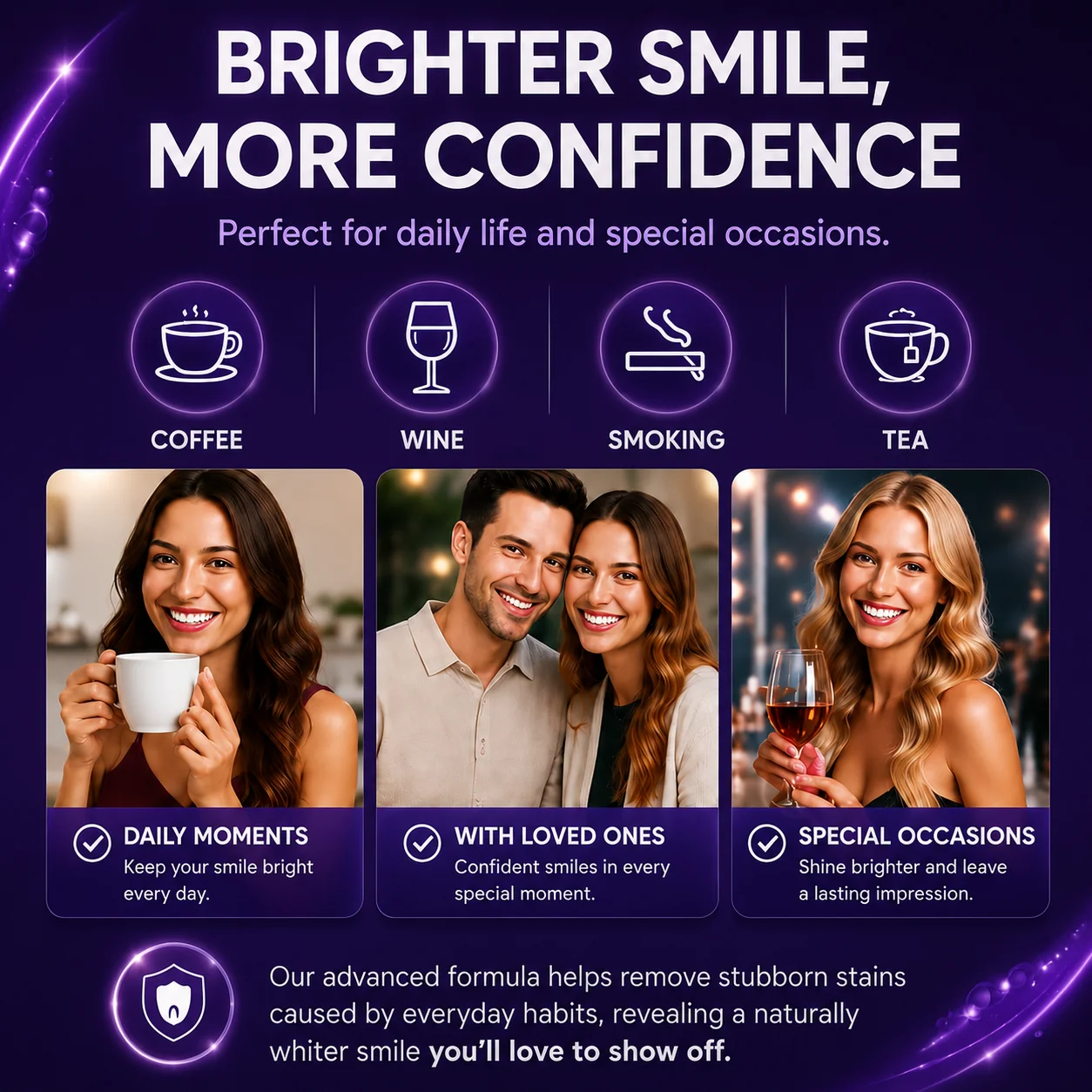 1/7 pares de tiras de clareame - Teeth Whitening Retainer avaliação e preço