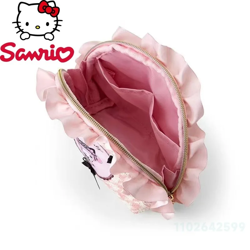 2025 Sanrio New Girl Crossbody Bag Fashionable High Quality Student Go Out Wallet Cartoon Cute Versatile Girl Phone Storage Bag