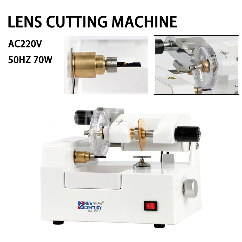 High Speed Optical Lens Cutter Cutting Milling Machine CP-4A Without Water Cut Imported Milling Cutter