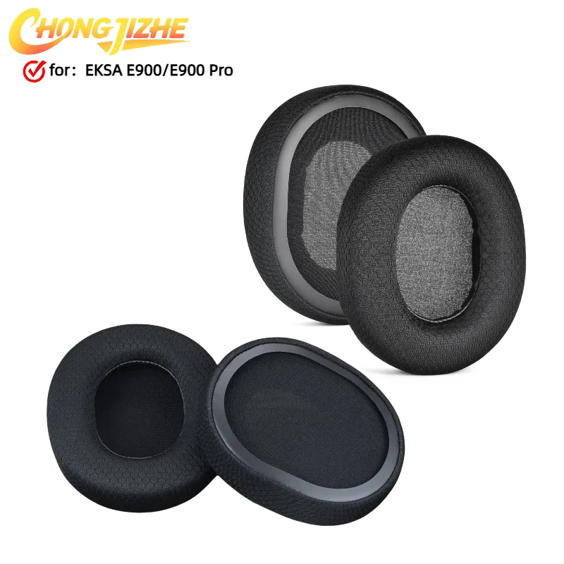 

CHONGJIZHE 1 Pair Replacement memory foam Ear Pads Pillow Cushion Cover For EKSA E900/E900 Pro Headset