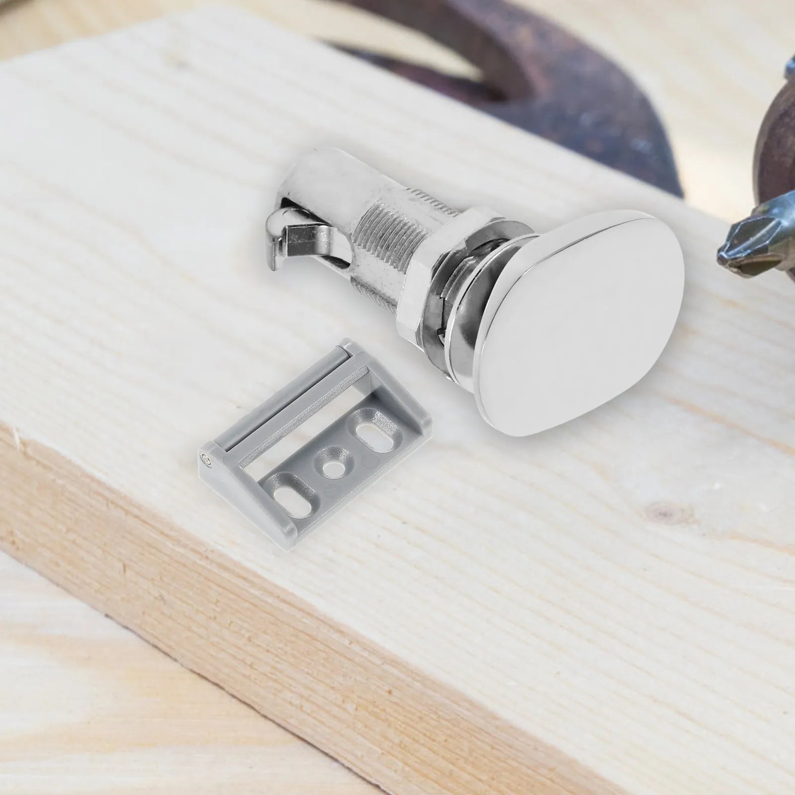 Premium Zinc Alloy Rv Door Lock for Camper Yacht Cabinet Drawer Box Toolbox Mailbox Storage Security Lock Replacement Wrench
