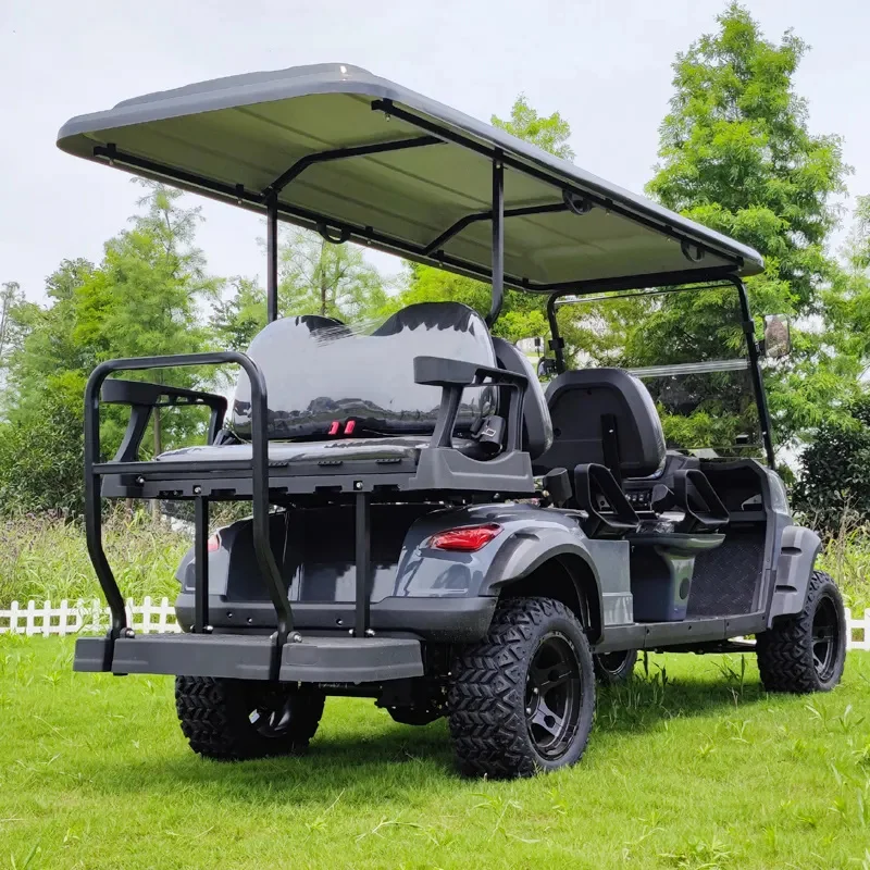 Small Farm 2 4 Seats 4000/5000/7000W 48v 60v 72v Lithium Utility Vehicle Electric Golf Cart with Off-Road Tires