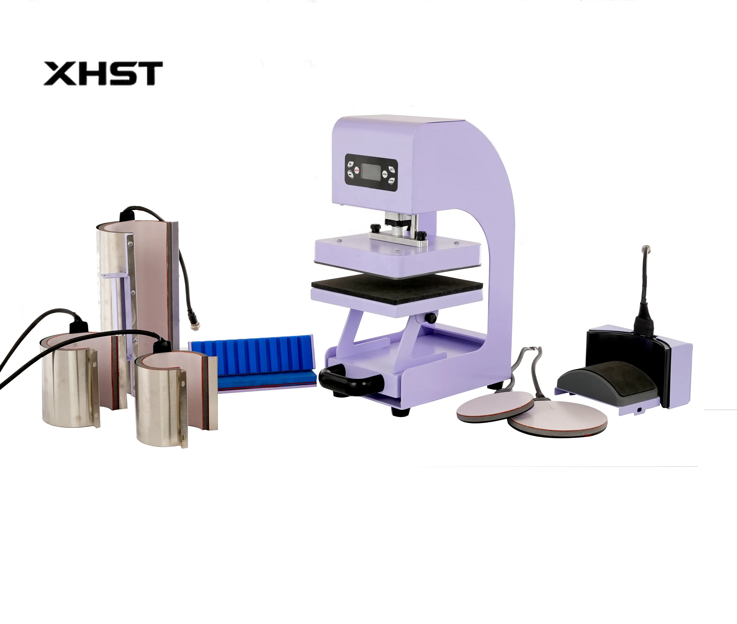 Low Price Electric Auto T Shirt Pen Hat Heat Press Machine 5 in 1 Combo Heat Press