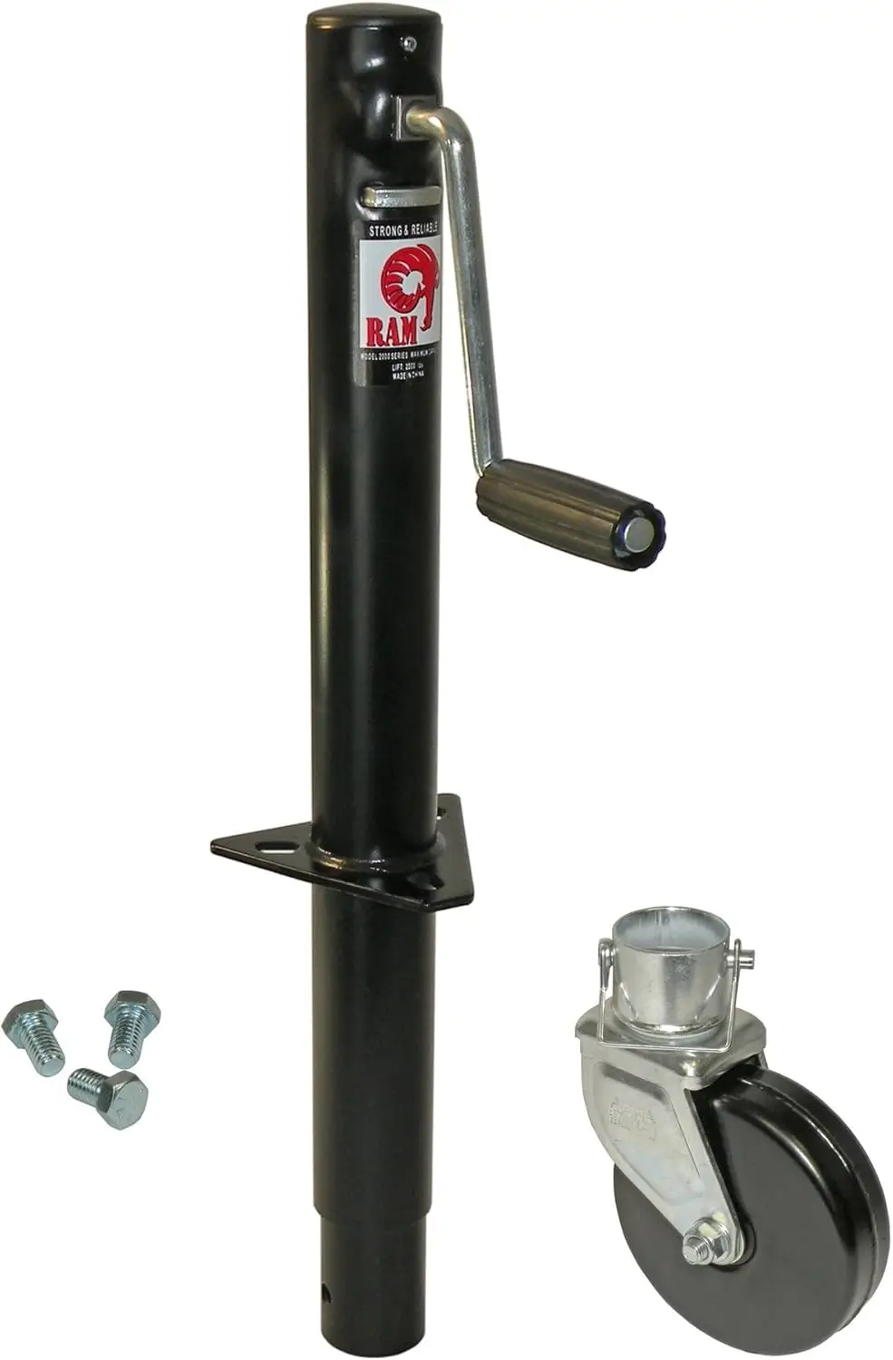 

Trailer Jack with Wheel and Mounting Hardware