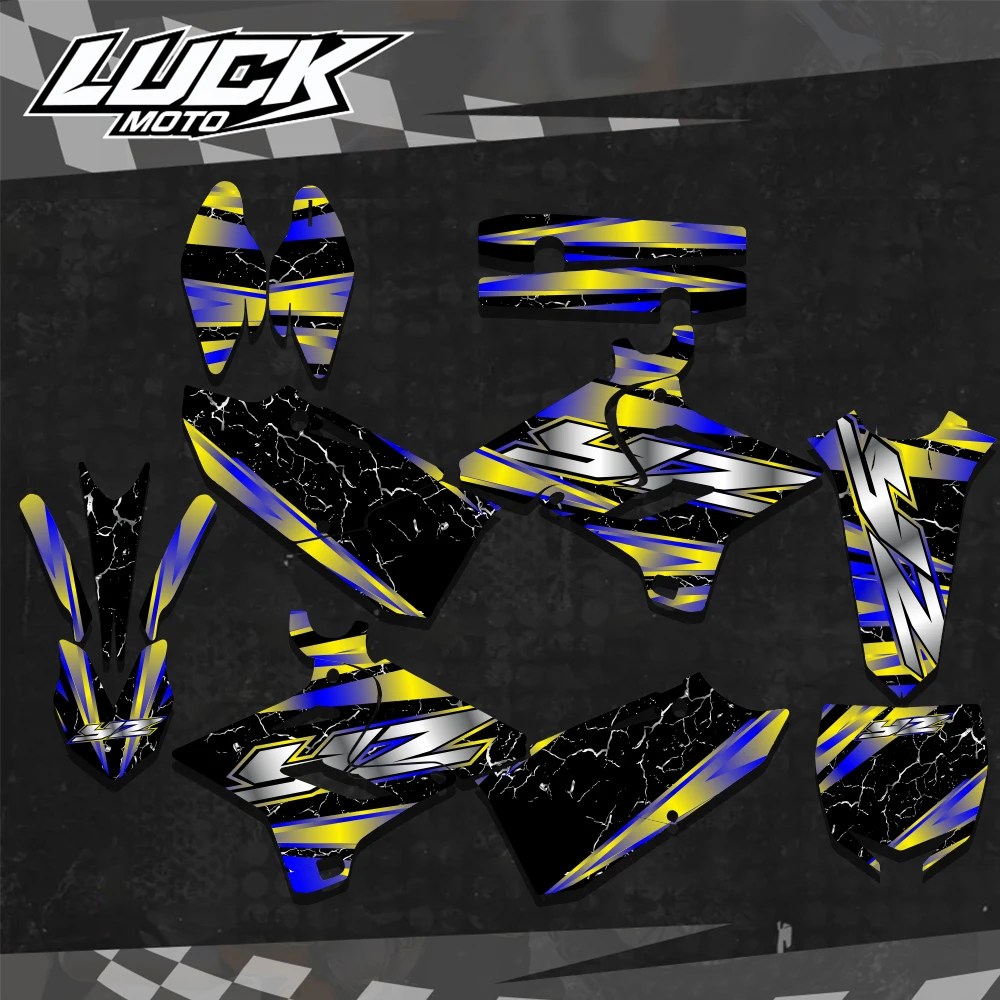 Motocross Racing Graphics Stickers Decal For YAMAHA YZ125 YZ250 125 YZ 2015 2016 2017 2018 2019 2020 2021 Custom decal