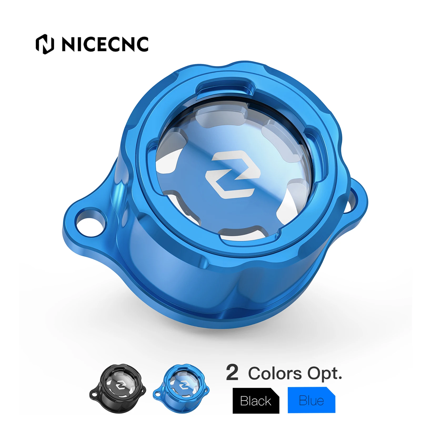 NICECNC For Yamaha YZ450F 2023-2024 YZ450FX WR450F 2024 YZ 450F 450FX WRF 450 Transparent Engine Oil Filter Cap BHR-13447-00-00