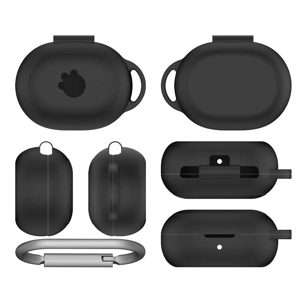 Силиконовый защитный чехол для SteelSeries Arctis Gamebuds, чехол для беспроводных наушников, противоударный пылезащитный чехол с карабином