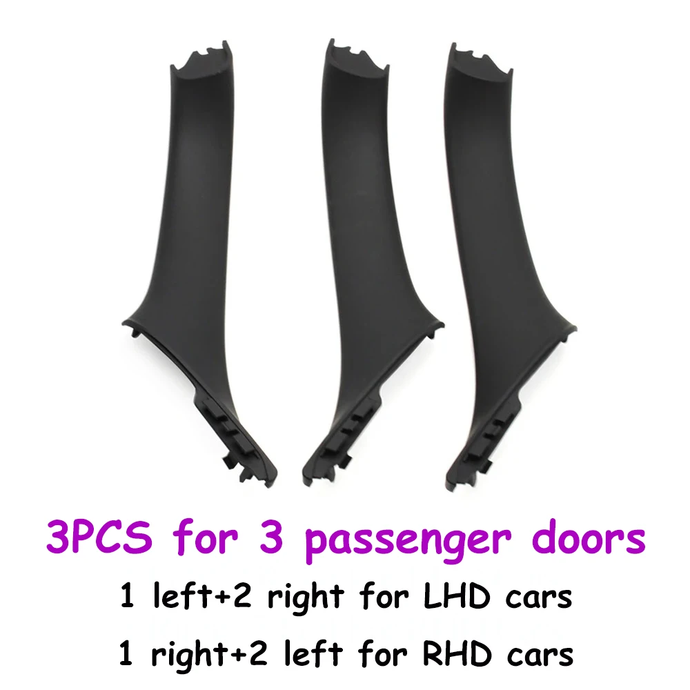 LHD RHD الداخلية اليسار اليمين باب الركاب داخل مقبض سحب غطاء لوحة الكسوة لسيارات BMW 5 Series F10 F11 F18 520i 523i 525i 528i