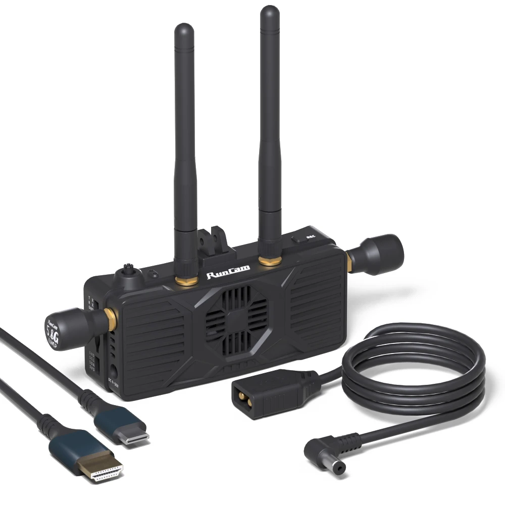 RunCam Run Cam WiFiLink-RX Receptor Digital HD de 5,8 GHz (compatível com sistema OpenIPC/Ruby VTX)
