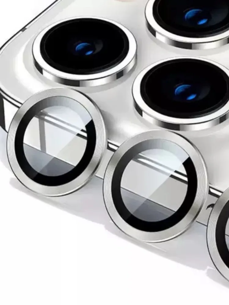 Protecteur d'objectif de caméra transparent HD pour Xiaomi POCO X7 Pro, alliage de verre et acier, Invisible, Type fendu, conception 3D, couverture complète