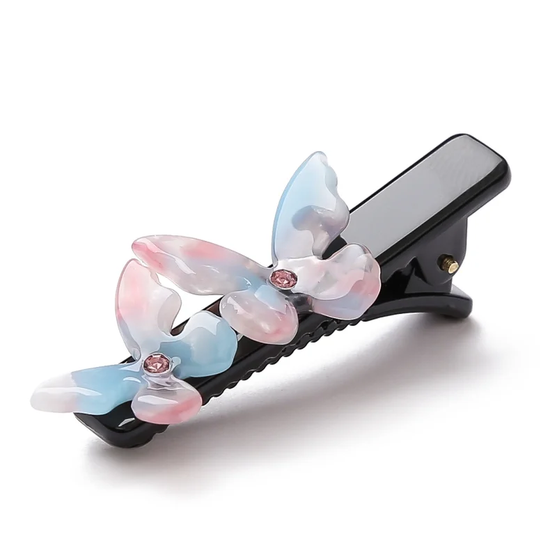 

5cm Butterfly Hairclips Hair Clip Barrettes Rhinestone High Quality Hair Accessories Side Clip For Girls and Women