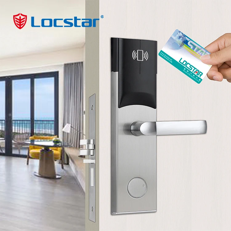 

Locstar Popular Hotel Door Lock System Hotel Lock Using Rfid Card For Hotel