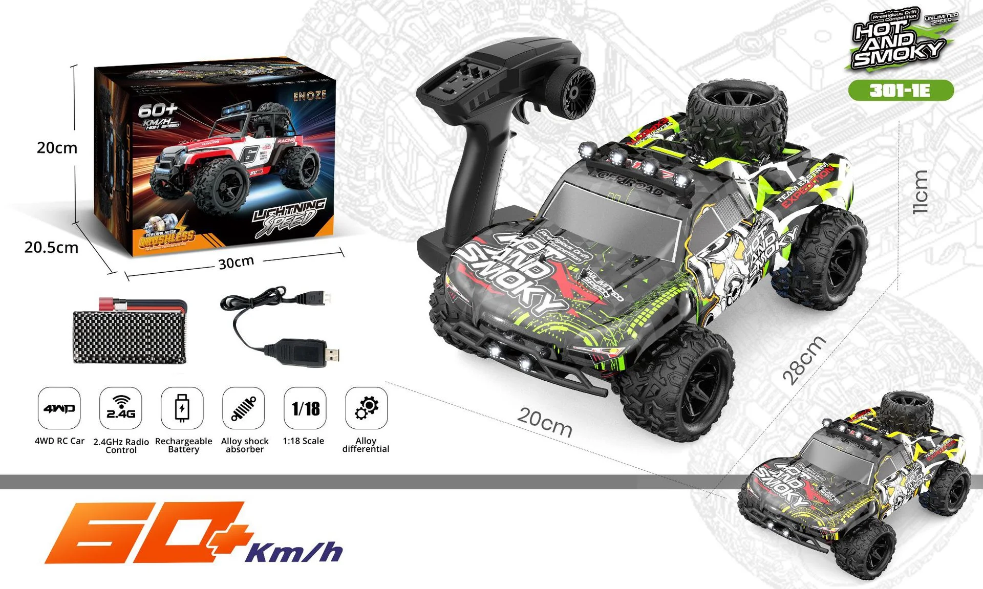 1:18 RC سيارة 2.4G Rc عربات التي تجرها الدواب على الطرق الوعرة سيارة سباق المهنية 4WD الكهربائية عالية السرعة التحكم عن بعد الانجراف سيارات لعب 2025